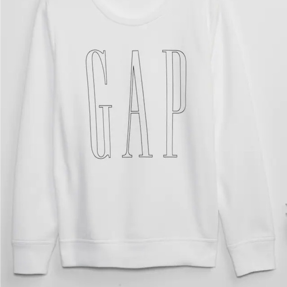⭐️ Firm Price ⭐️ Medium Gap white sweatshirt - Picture 4 of 4